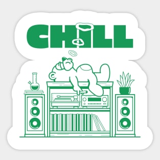 Music & Chill Sticker